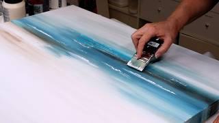 SIMPLE Method for Abstract Paintings - Texture and Horizontal Strokes!