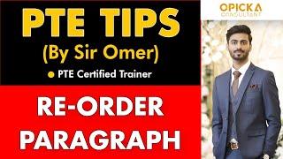 Re-Order Paragraph || PTE Tips by Sir Omer