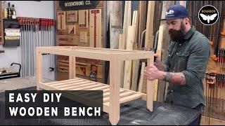 The EASIEST Bench to Make || Upgrade Your Entry Way