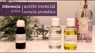 Cuáles son las diferencias entre los aceites esenciales y las esencias aromáticas