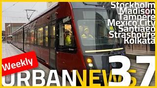 Cycling bridge in Stockholm | Biggest solar plant in Mexico | Kolkata stops trams | Urban News 37