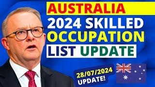 Australia Skilled Occupation List Update 2024 | Australia Skilled Occupation List