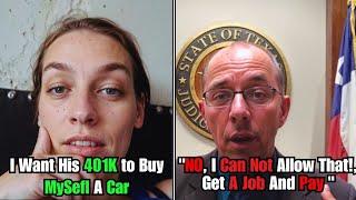 Where Judge SHUTS DOWN Entitled Woman Demanding Ex's 401K and Child Support!"