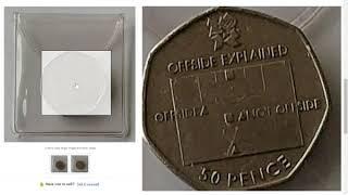 Rare 50p Coins Kew Gardens and Olympics Offside Rule