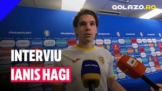 Interviu Ianis Hagi după Calificarea României  | GOLAZO.ro