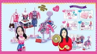 DIY玩具 时尚韩国服装设计师 女孩礼服裙子手工制作