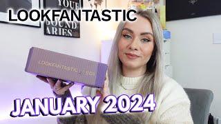 LOOKFANTASTIC BEAUTY BOX JANUARY 2024 UNBOXING - The first beauty box of 2024! | MISS BOUX