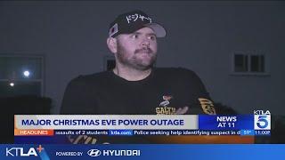 Power outage leaves thousands in dark on Christmas Eve