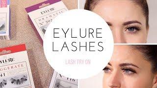 BEST SELLING EYLURE LASHES TRY ON