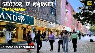 SECTOR 17 MARKET | CHANDIGARH | 4K WALKING TOUR | #sector17 #chandigarh #travel2pro  #shoppingvlog