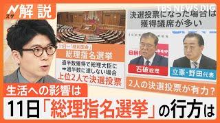 「総理指名選挙」の行方は？“誠に痛恨の極み”石破総理が所属議員前に謝罪 自民・両院議員懇談会【Nスタ解説】｜TBS NEWS DIG