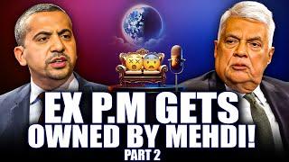 NEW PART 2: Mehdi Hasan CORNERS Ex P.M Ranil! Why is Blo0d On YOUR Hands?