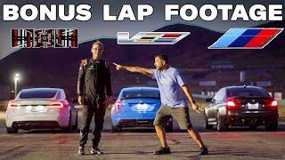 3 lap records in 1 day — Tesla Plaid, Cadillac CT5-V Blackwing, BMW M5 CS with Randy Pobst — ICONS+