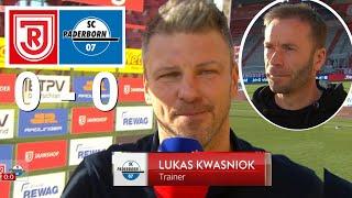 Lukas Kwasniok Sndreas Patz Interview Nach Dem spiel Jahn Regensburg 0 vs 0 SC Paderborn 09/03/2025