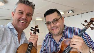 Sandor Javorkai compaires original Guarneri with my Master violins