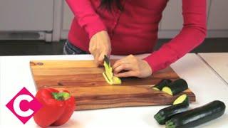 How to julienne vegetables