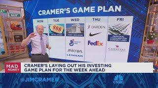 Jim Cramer looks ahead to next week's game plan