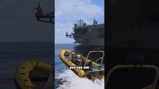 MISI EPIC NYURI MOBIL DI KAPAL MILITER GTA 5 MOD