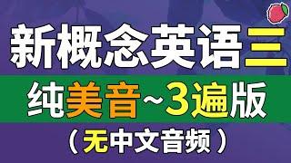 新概念英语三（纯美音读3遍版，无中文音频）系统学习、不绕弯路 | 最适合汉语母语者学习的英文教材 | 练习口语、听力、翻译、写作、背诵 | 新概念英语3全课文翻译 | Learn English