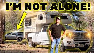 HE SETUP IN MY CAMP!! - I Guess I'm Not Camping Alone?  @Off-Grid Backcountry Adventures