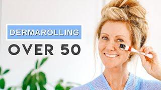 How To Use A DERMA ROLLER At Home | Tutorial For Women Over 50!