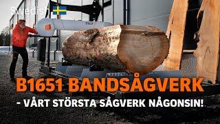 VÅRT STÖRSTA SÅGVERK NÅGONSIN! - B1651 Bandsågverk | LOGOSOL