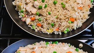 Chicken Fried Rice/ Chicken Fried Rice on the Camp Chef FTG 500 Griddle