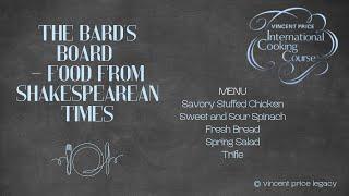 The Bard's Board | International Cookery Course with Vincent Price