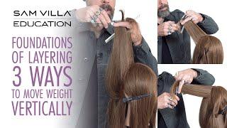 Foundations of Layering Hair - 3 Different Elevations and How They Effect Weight Balance