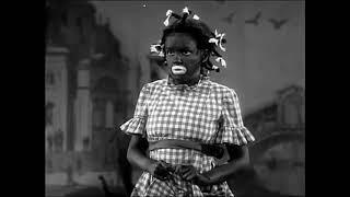 Judy Garland as a Blackface Pickaninny in Everybody Sing