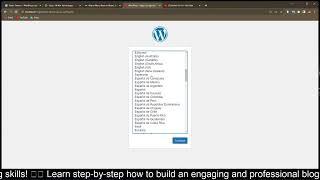 Create a Blogging Site with WordPress in Twi