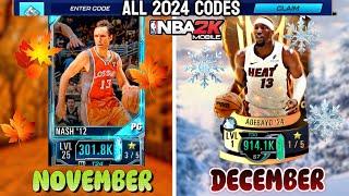 nba 2K mobile codes Active codes from January’s Kobe bryant to December’s Bam Adebayo #nba2kmobile