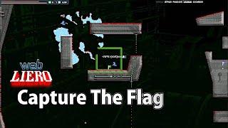 LIERO - cs_flag_one_fp - Capture The Flag webliero extended Gameplay/Let's Play