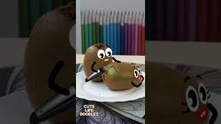 Cute Life Doodles | Two kiwis on depilation  #shorts #doodles #kiwi #animations #doodlesart