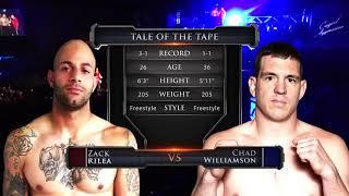 Caged Aggression XXV "The Return" Night 1. Fight 3. Zack Rilea VS Chad Williamson