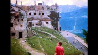 Exploring Hitler's Berghof Residence in Ruins at the Berchtesgaden, 1947,  F867