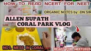 A NORMAL DAY AT KOTA CORAL PARK|| AG SIR LECTURE NEET  || Kota Lifestyle Vlog #kota #allen #supath