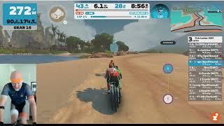 Zwift Club Ladder Race vs HCT Comets on Island Hopper