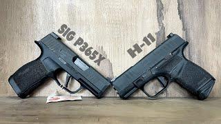 Macro Compact Sig P365x vs H11"Hellcat" Pistol Review