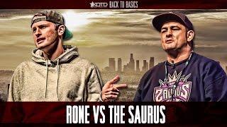 KOTD - Rap Battle - Rone vs The Saurus