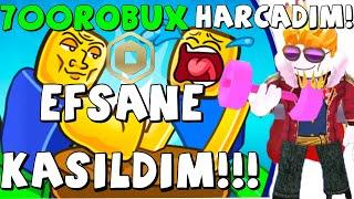 700ROBUX HARCADIM EFSANE KASILDIM! BÖLÜM 1 ARM WRESTLE SIMULATOR ROBLOX Sharrdy Kral