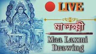 Maa Lakshmi Drawing Live || Urdha Arts