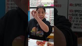 she guarantees her food is good too !! #funny #troll #viral #shorts