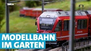 Modelleisenbahn nach besonderem Vorbild: Die Rhätische Bahn im eigenen Garten