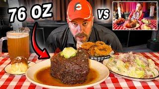Nashville's "Old 76er" Prime Ribeye Steak Challenge!!