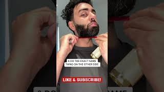 Beard Tutorial: How To Shape Your Neckline - A Balance Method #shorts #beard