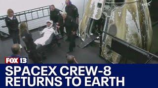 SpaceX Crew-8 astronauts return to Earth | FOX 13 Seattle