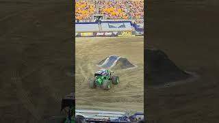 Grave Digger going for a spin!  #truckdriving #monsterjam