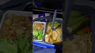 Comida en el vuelo a Australia #avion #viajes #comida #australia