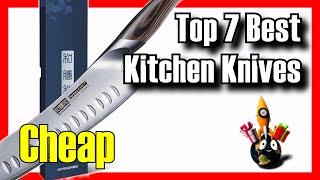  7 BEST Budget Kitchen Knives on Amazon To Buy [2024][Cheap] Home Cooks / Carbon Steel / Under 50